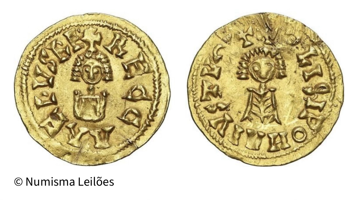 Visigothic Tremissis Recaredo I