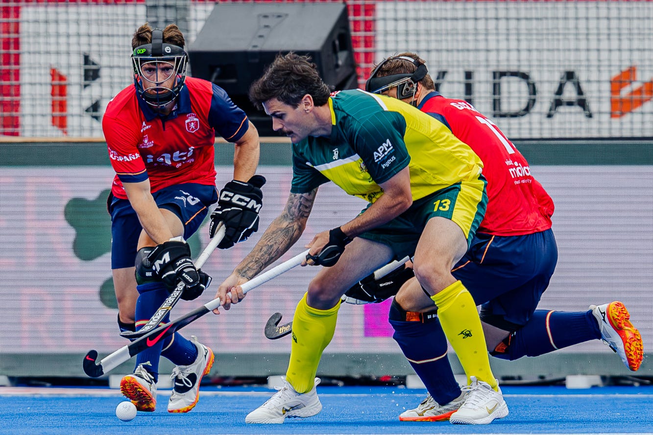 Partido España - Australia. Mundial de Hockey 2026. Foto: RFEH Partido España - Australia. Mundial de Hockey 2026. Foto: RFEH