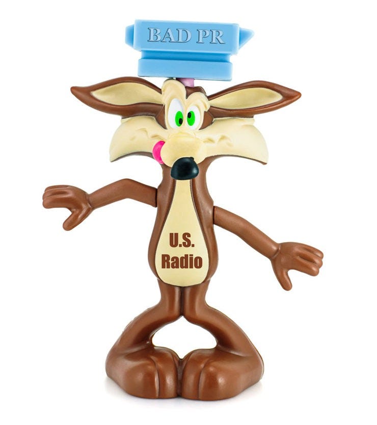 Wile e coyote bad pr us radio 909x1024