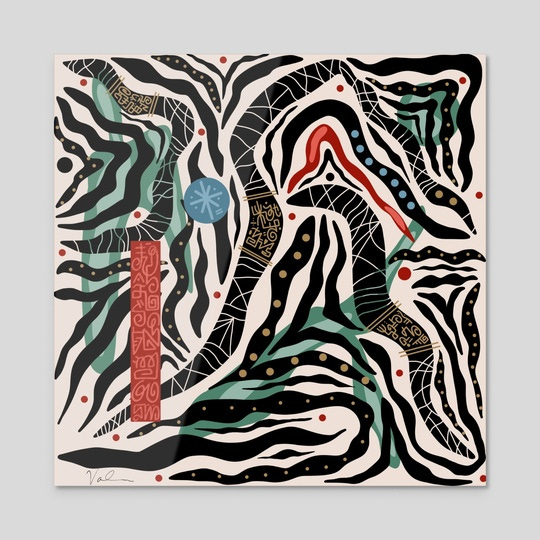 Intuitive Energetic Art - Protection & Cord-Cutting by Valerie Treena