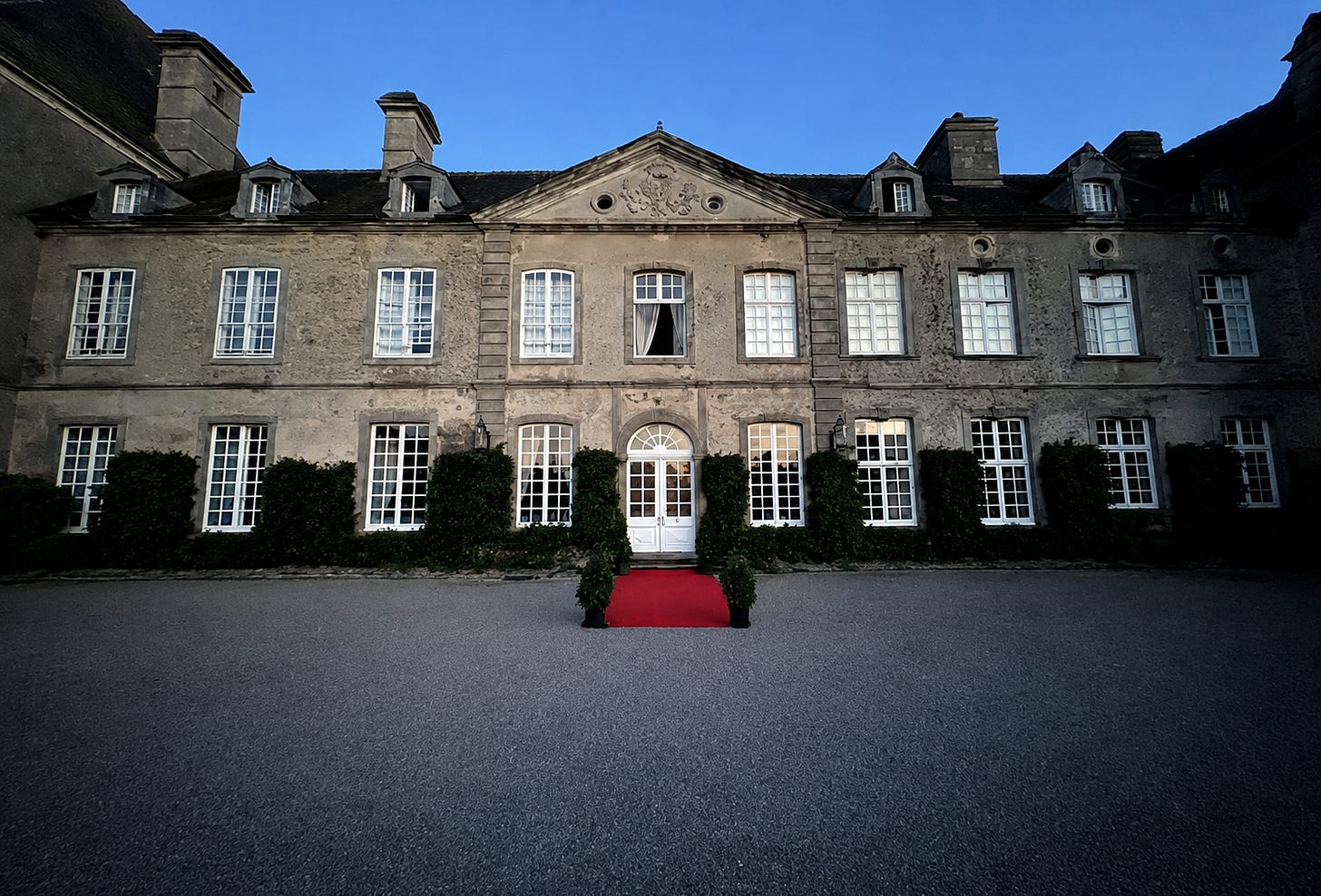 Chateau de Tocqueville in Normandy, France