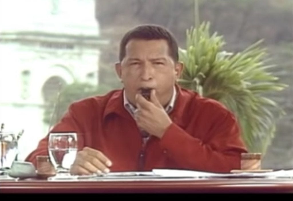 AsíSucedió cuando Chávez en 2002 «sopló un pito» para despedir a toda la  alta gerencia de Pdvsa (VIDEO) – SuNoticiero