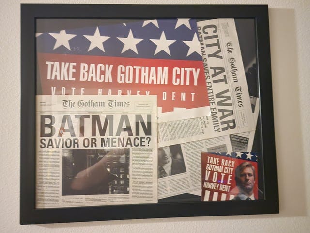 r/batman - I was part of the viral marketing campaign for The Dark Knight. These are some newspapers and posters WB sent me for my efforts.