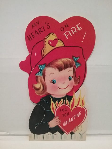 vintage Valentine cards