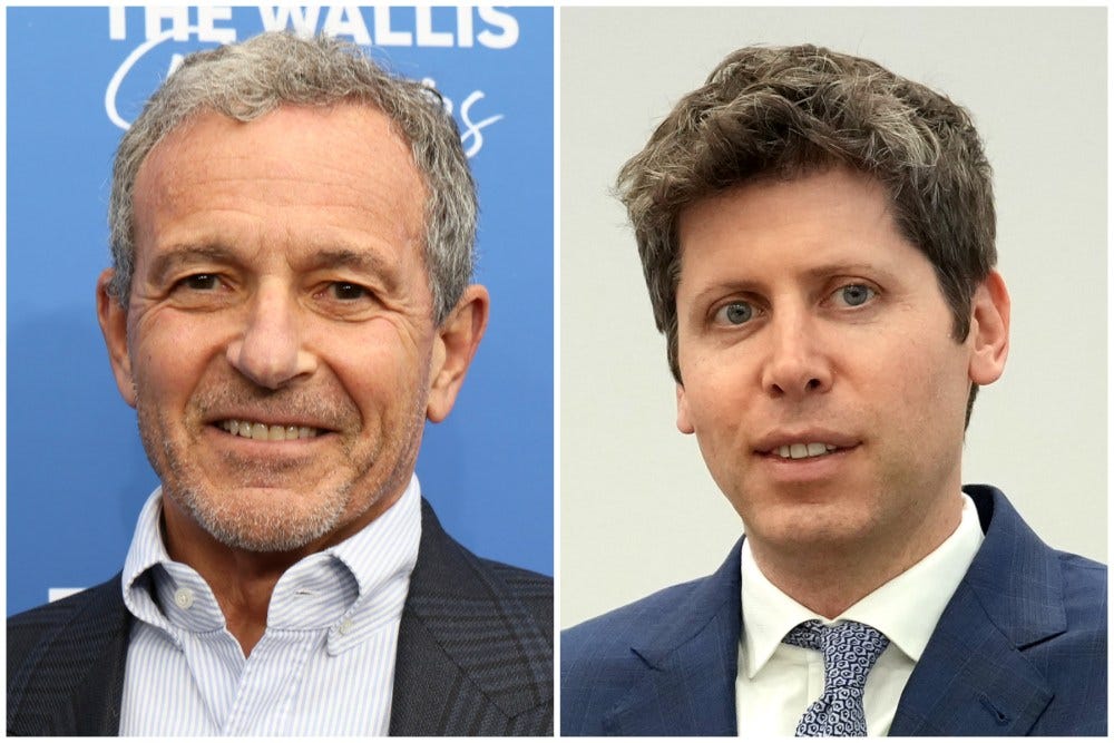 Bob Iger and Sam Altman