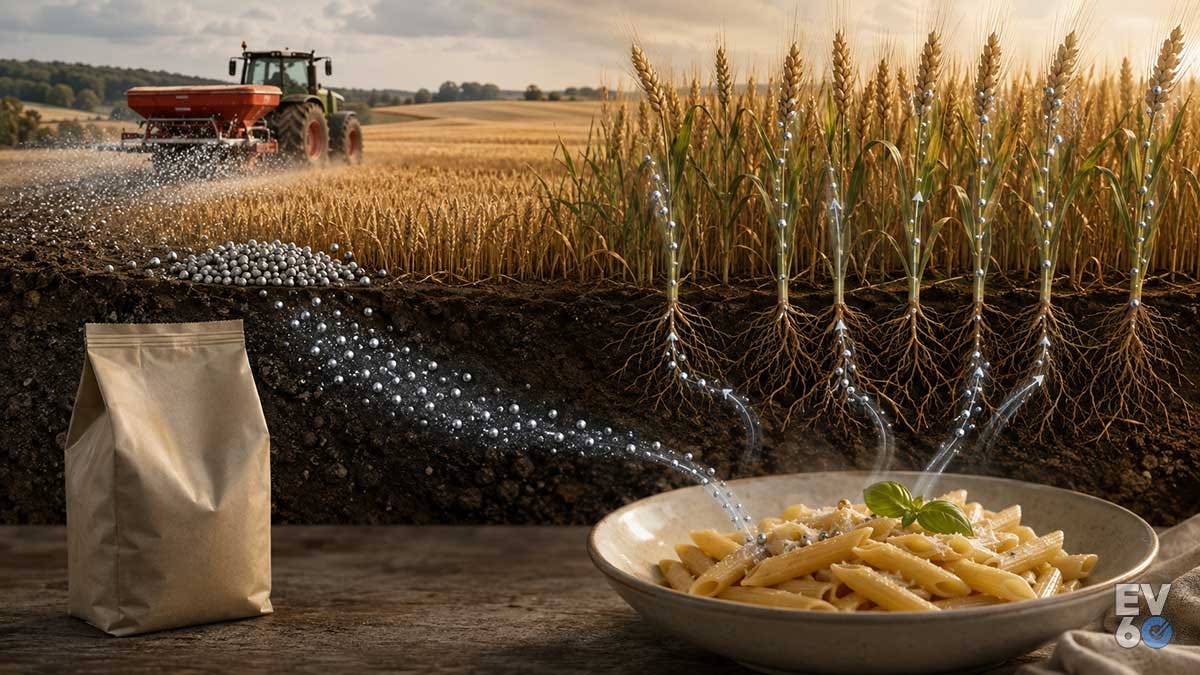 Invisible dans l’assiette, le cadmium passe des engrais phosphatés aux sols, puis aux cultures et à notre alimentation. Invisible dans l’assiette, le cadmium passe des engrais phosphatés aux sols, puis aux cultures et à notre alimentation.