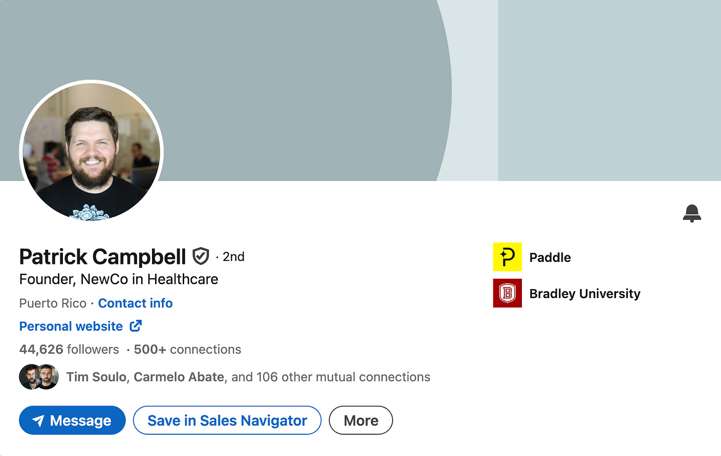 patrick campbell b2b influencer