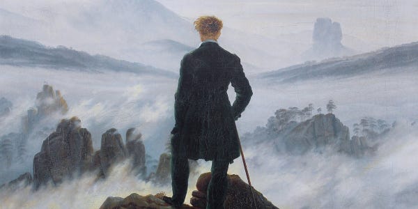 Caminante sobre un mar de nubes - Caspar David Friedrich - Historia Arte  (HA!)