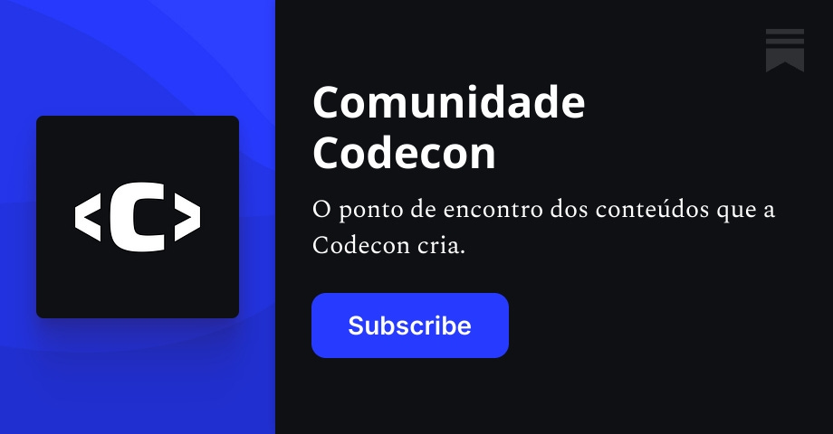Comunidade Codecon | Gabriel Nunes | Substack