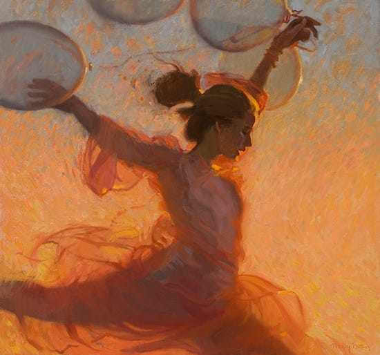 Cimarron Solstice, 30 x 32", Oil, © Nancy Boren