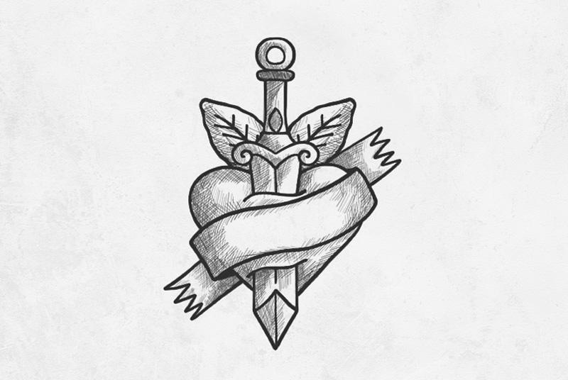 Refine the Tattoo Drawing and Simplify