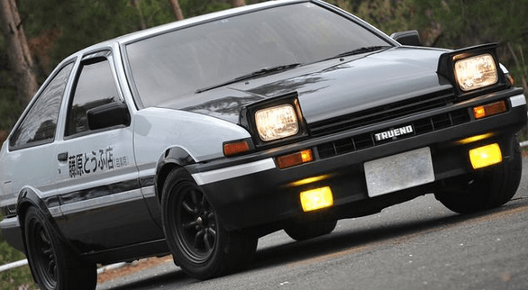 car with flip up headlights car with flip up headlights