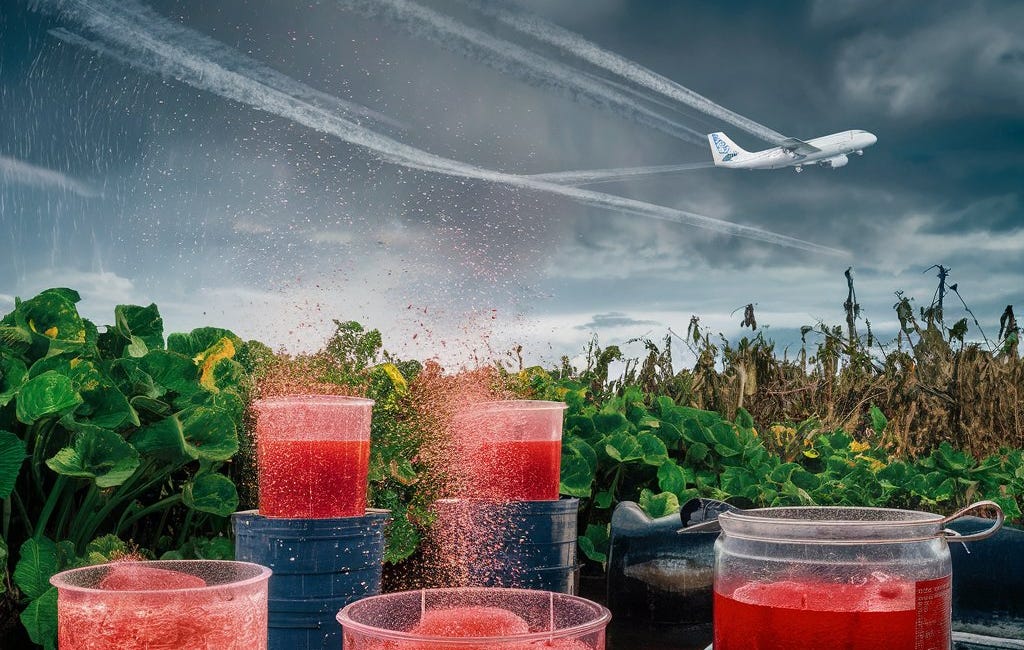 Rood regenwater: wat verbergt geo-engineering?