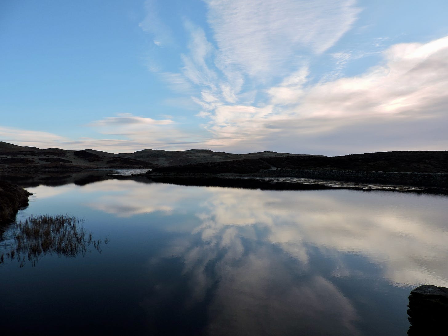 Gurnal Dubs tarn winter Gurnal Dubs tarn winter