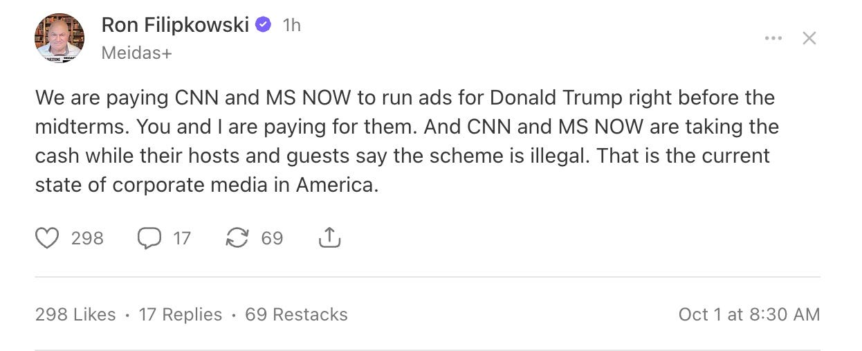 Fake news. Real cash. Your cash.