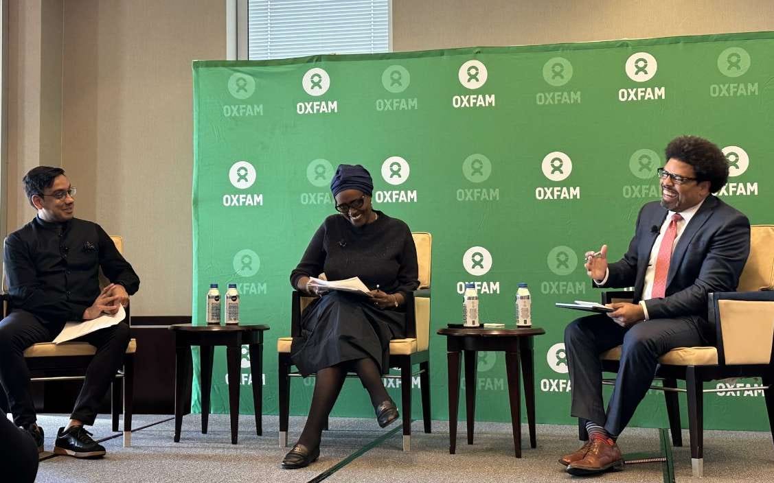 Neo panel laughing