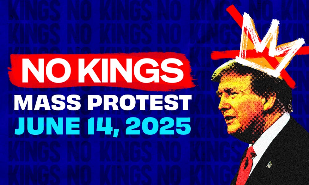 Countdown to No Kings Day ~ San Diego Resistance Calendar May 29 - June ...