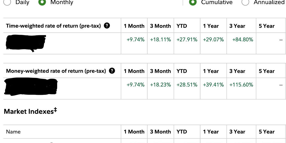 Half Year Portfolio Update - SimplerInvestor’s Substack