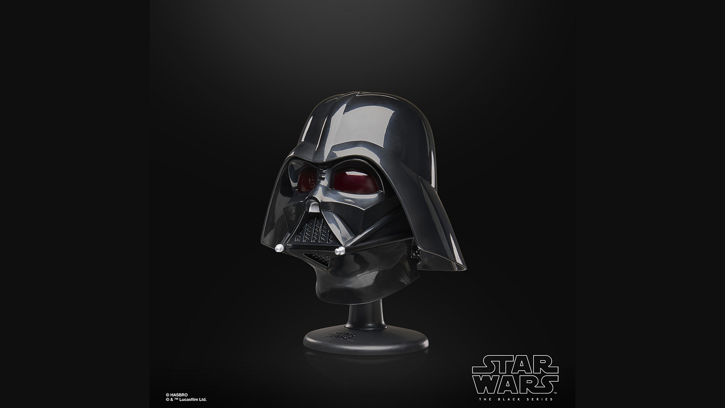 dathh vader the black series mini helmet.