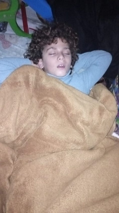 three young children in Gaza