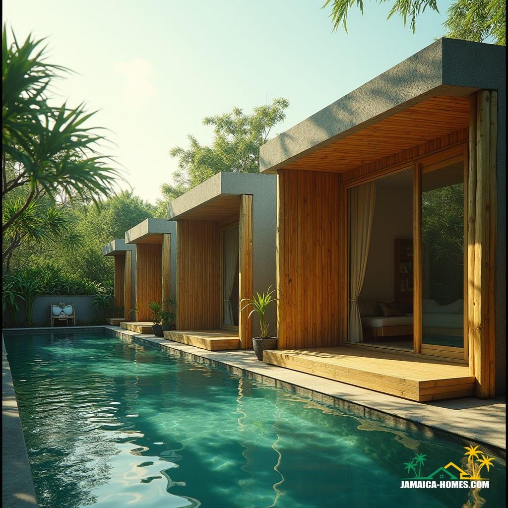 Beatiful modern h bamboo home in jamaica