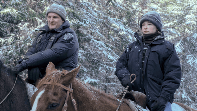 Jason Clarke and Haley Bennett in “The Last Frontier.”