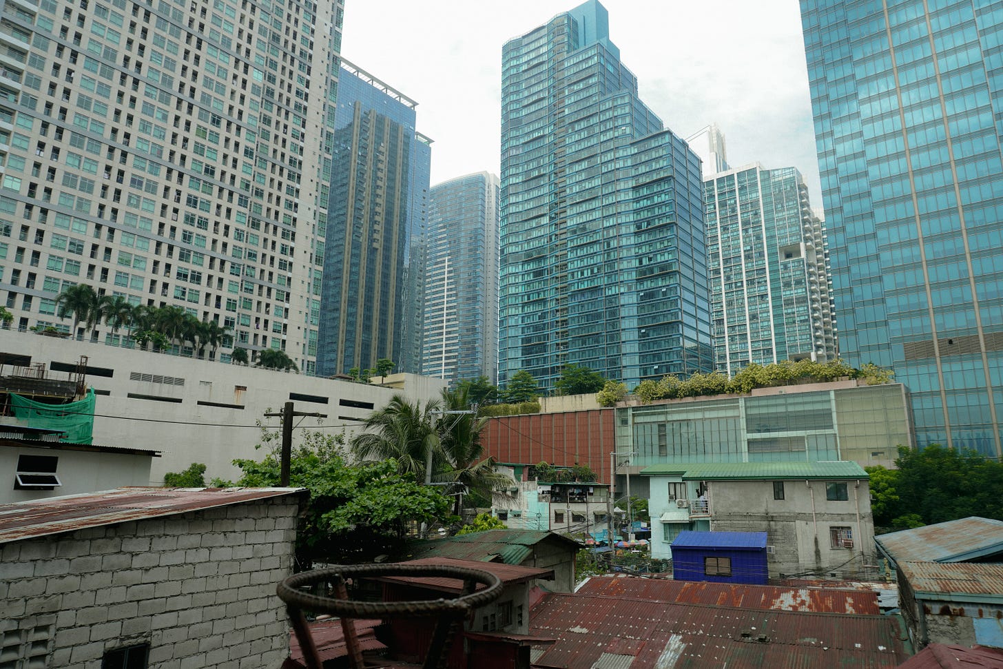 In BGC, there's one skyline but two worlds