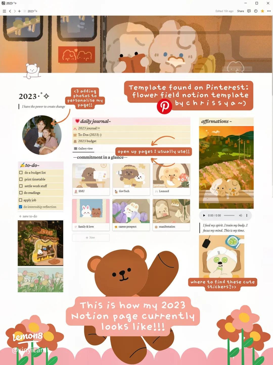 Enhance Your Notion with Cute Templates & Stickers Enhance Your Notion with Cute Templates & Stickers