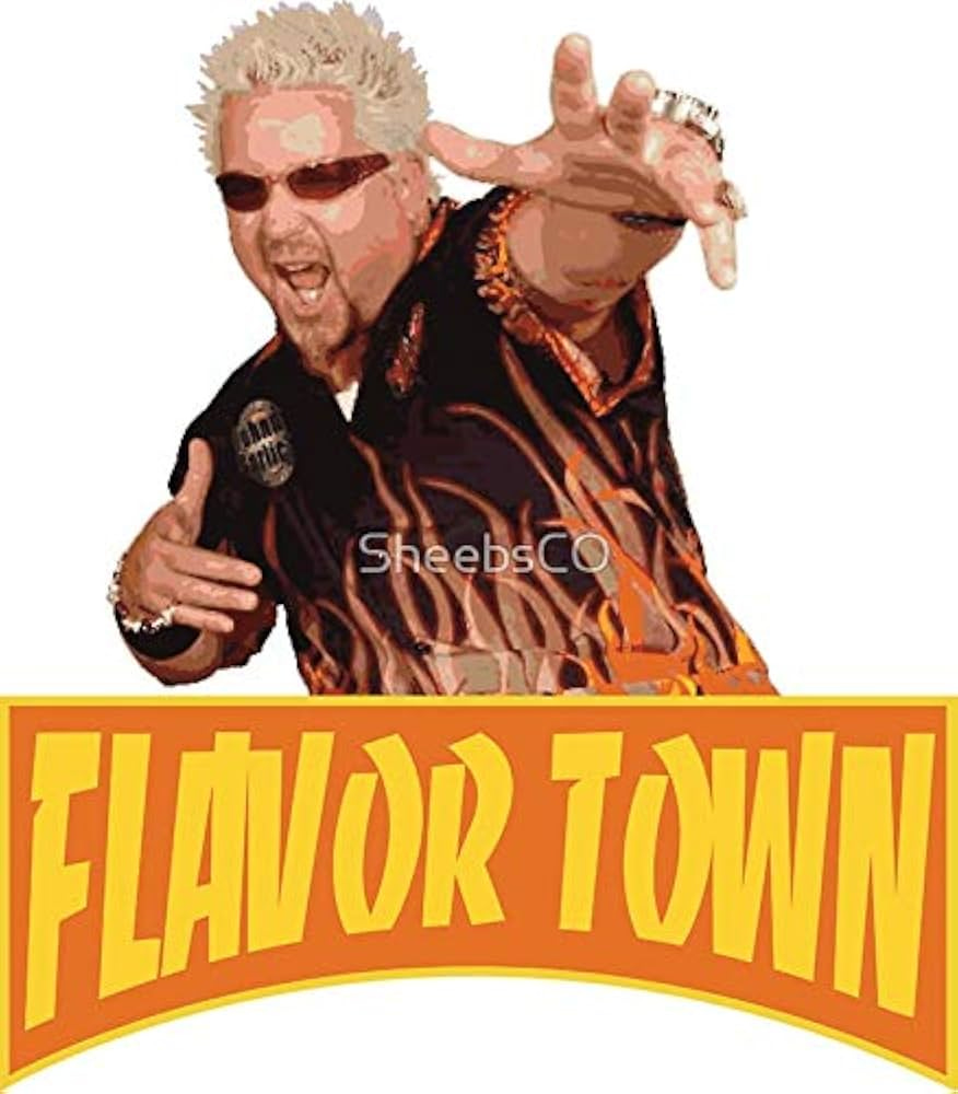Amazon.com - Flavor Town USA - Guy FlERl - Sticker Graphic - Auto, Wall, Laptop, Cell, Truck Sticker for Windows, Cars, Trucks Amazon.com - Flavor Town USA - Guy FlERl - Sticker Graphic - Auto, Wall, Laptop, Cell, Truck Sticker for Windows, Cars, Trucks