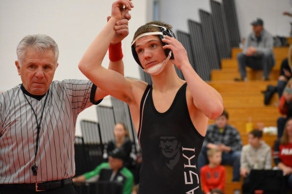 Pulaski senior Cole Gille Pulaski senior Cole Gille