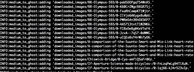 Migrating from Medium to Ghost Migrating from Medium to Ghost