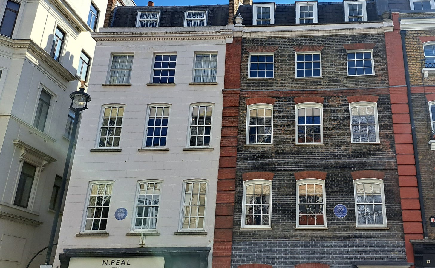 Hendrix and Handel's homes in Mayfair London