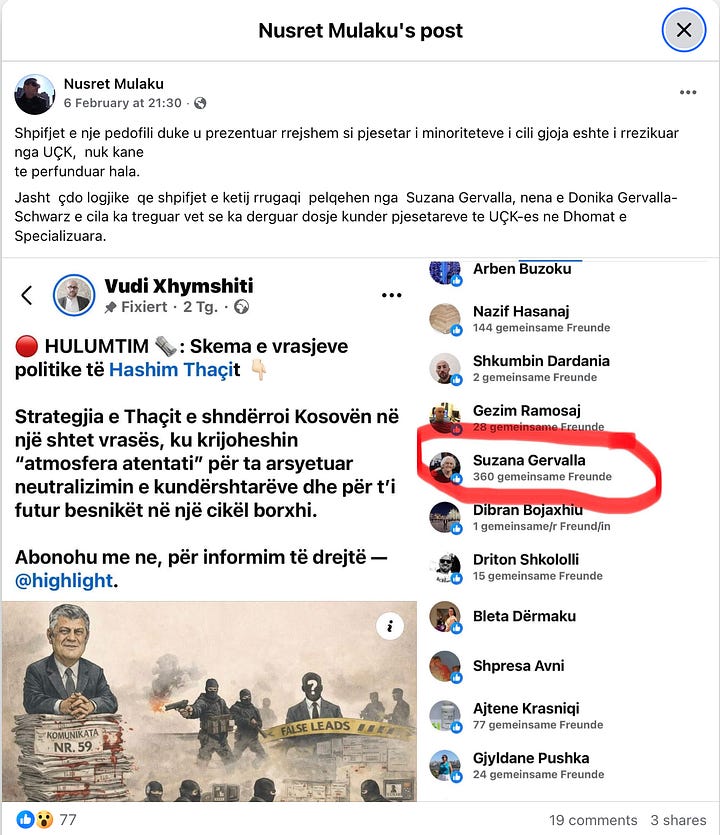 Postimet e Nusret Mulakut ne Facebook