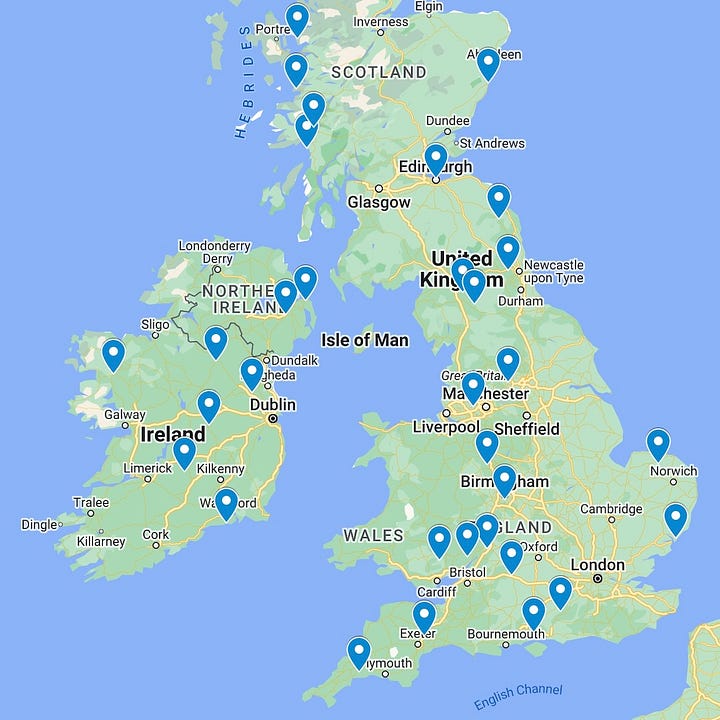 tour posters and maps