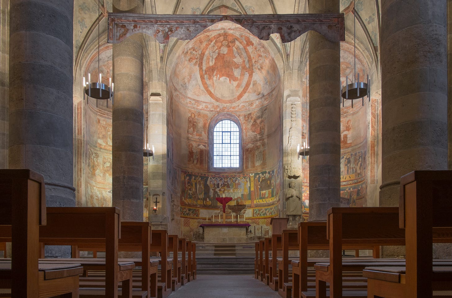 Monastery church of Müstair, interior Monastery church of Müstair, interior
