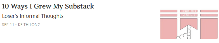 10 Ways I Grew My Substack