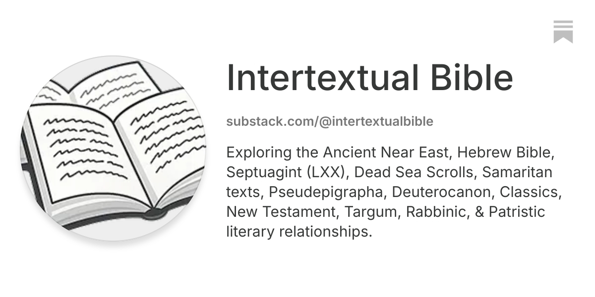 Intertextual Bible | Substack