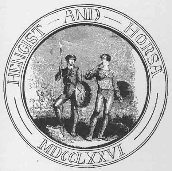 Norse Mythology on X: "Thomas Jefferson wanted Hengest & Horsa on Seal of  US: "Saxon chiefs from whom we claim the honor of being descended"  http://t.co/vVpLhSdVca" / X