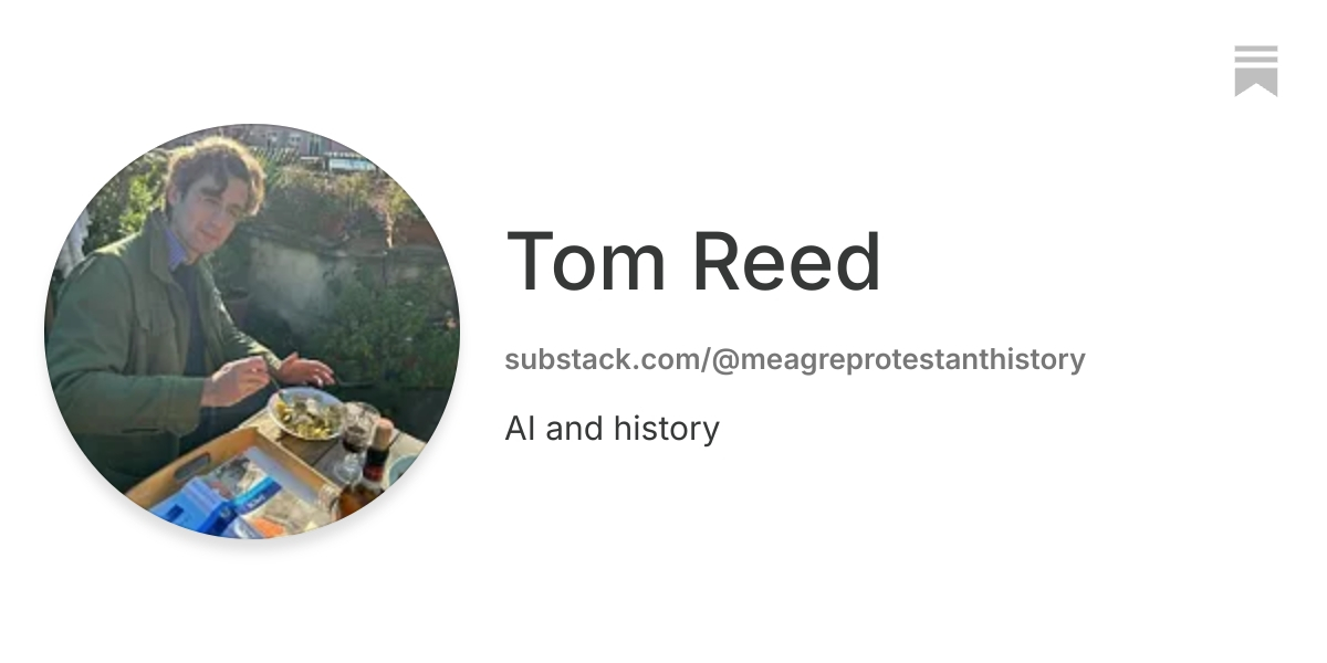 Tom Reed | Substack
