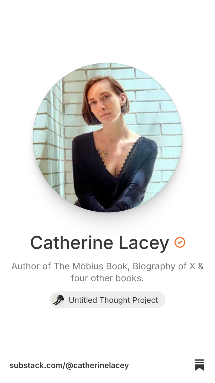 Catherine Lacey | Substack