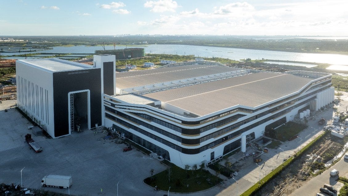 The Wenchang satellite ‘super factory’ during construction earlier in 2025.