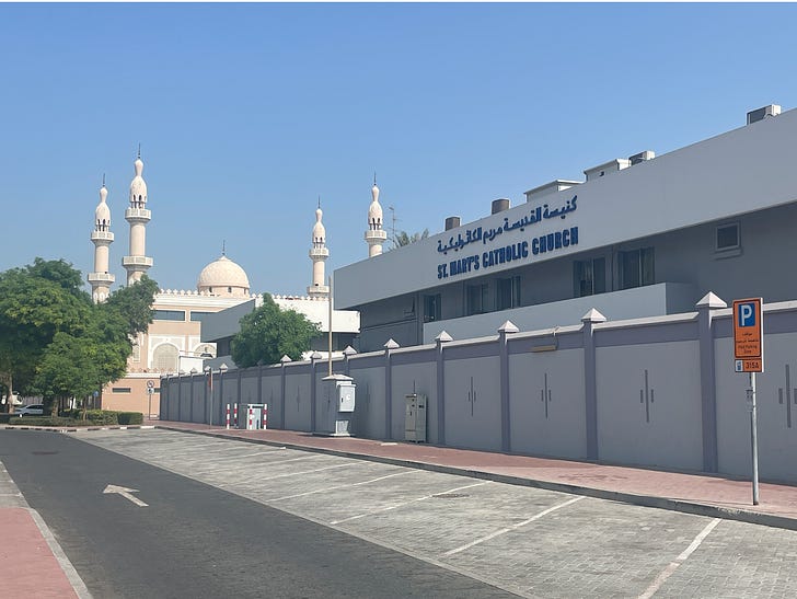 St. Mary's Catholic Church, Dubai. Credit: JD Flynn/Pillar Media.
