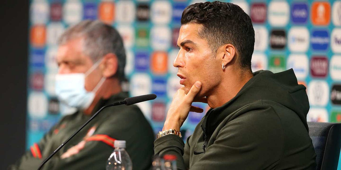 Cristiano Ronaldo Won't Drink The Coke (And Neither Should You)