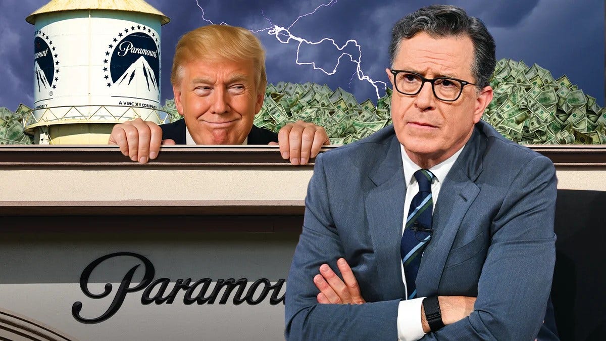 Colbert Cancellation Raises Questions About Paramount Merger