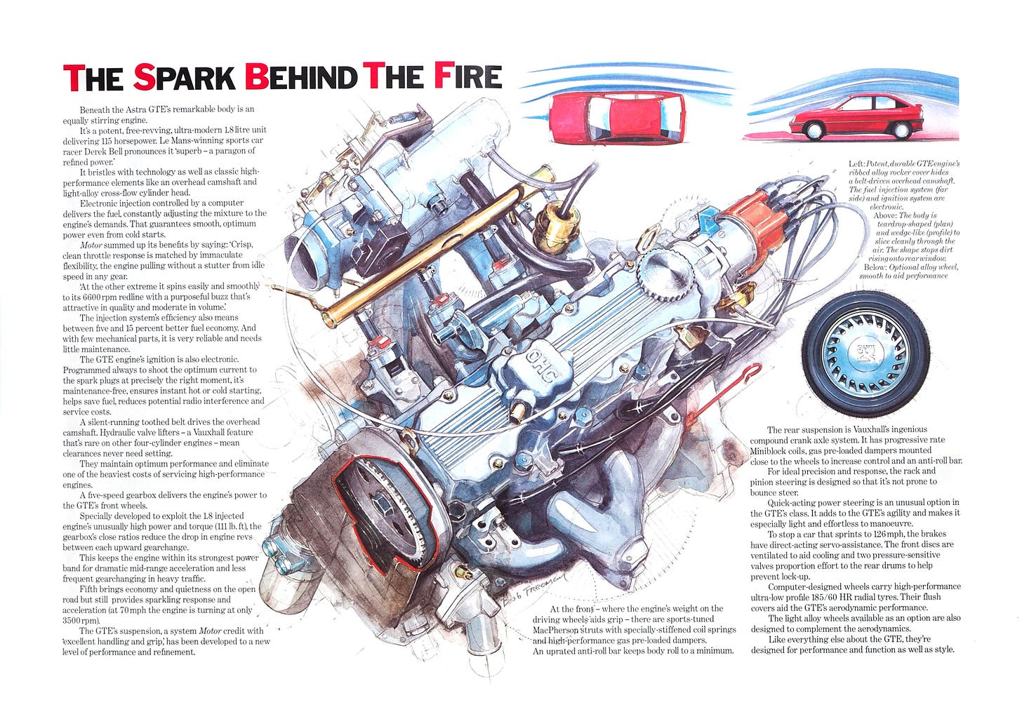 Vauxhall Astra GTE 1984 brochure