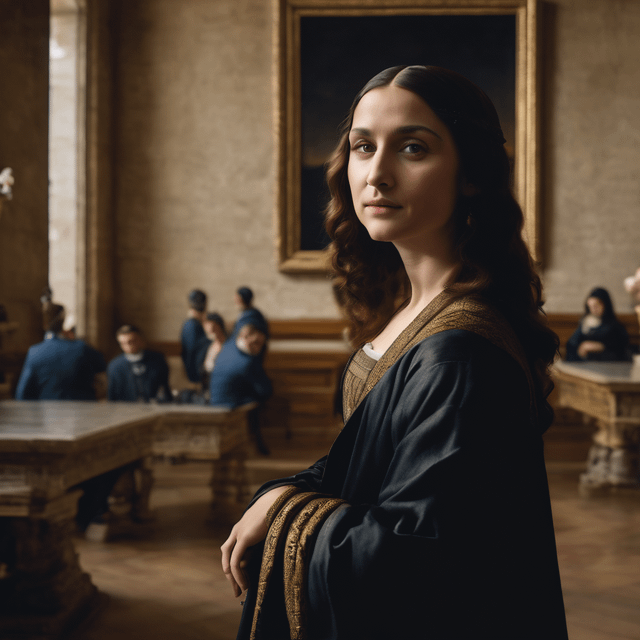 r/midjourney - Mona Lisa in real life! r/midjourney - Mona Lisa in real life!