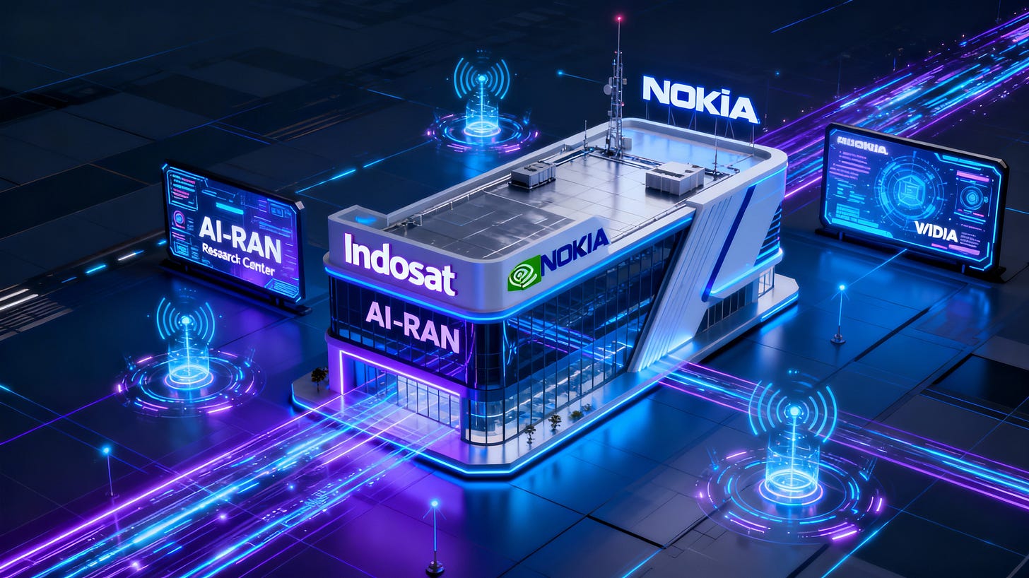 Indosat, Nokia, NVIDIA Open AI-RAN Research Center in Indonesia