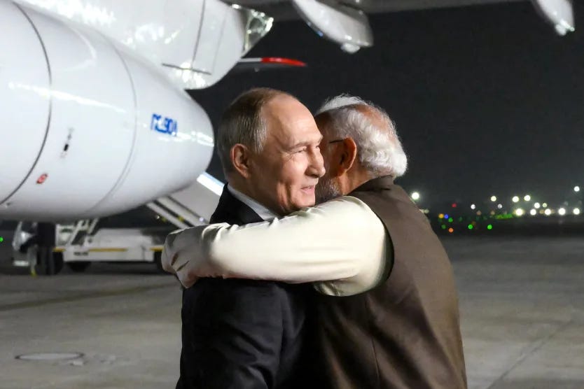Putin’s glittering but short state visit to Delhi