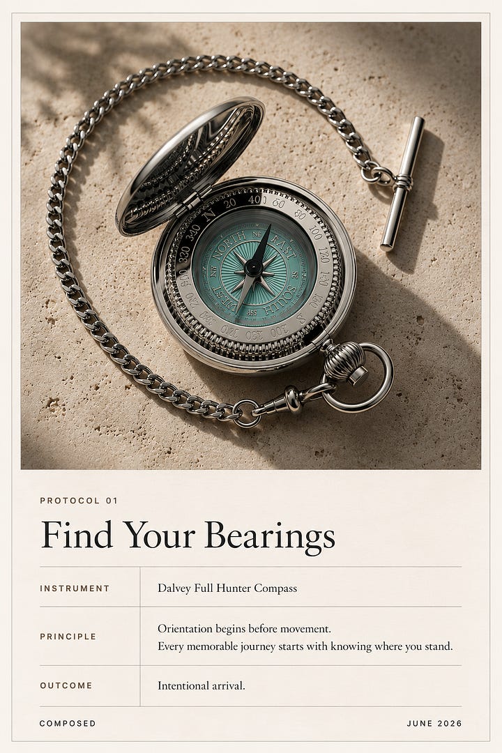Thoughtful tools for experiencing a place with curiosity and attention.