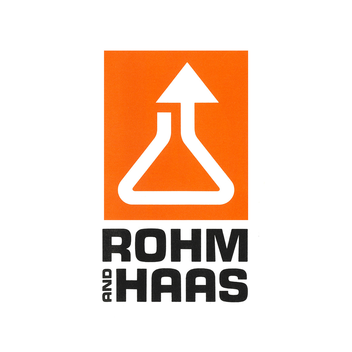 Clifford Stead Jr. and Lester Beall's 1965 logo for Rohm and Haas
